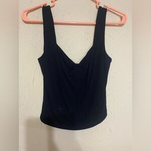 Woman’s Black crop top size medium